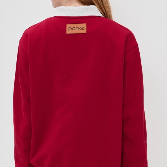 Red Parke Sweatshirt Rugby - Picture 2 of 3